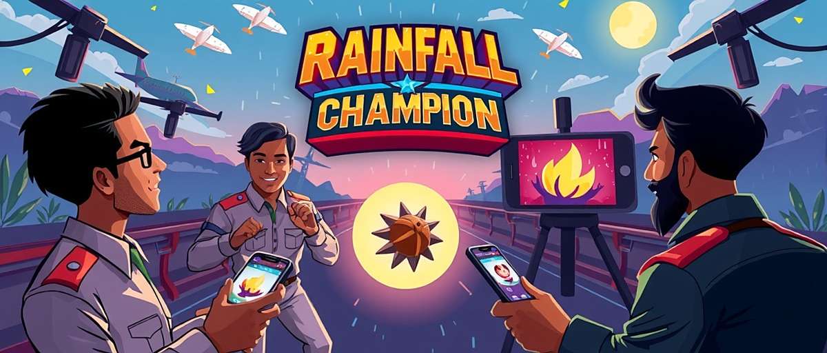 Rainfall Champion players in India enjoying the game on mobile devices